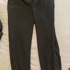H&M Black Dress Pants with Classic Straight-Leg Cut